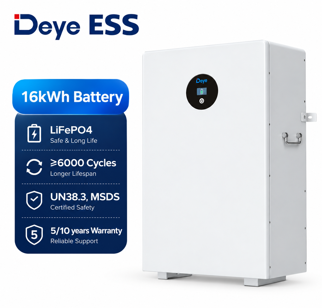 Deye Lithium Battery 16 kWh